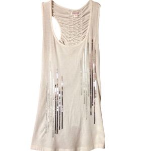 Sequin tank for a night out