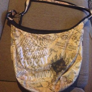 Harry Potter Marauders Map Hobo Bag