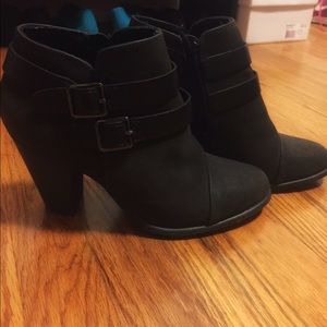 LC Two Buckle Ankle Booties