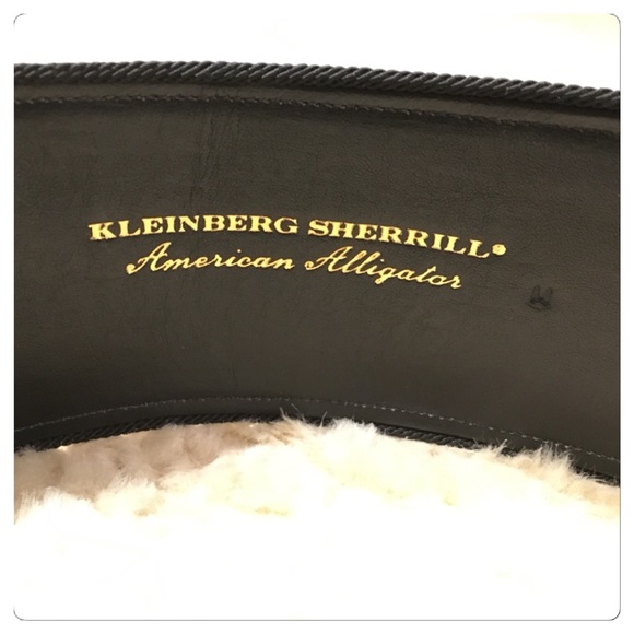 Vintage Kleinberg Sherill American alligator belt - Picture 2 of 4