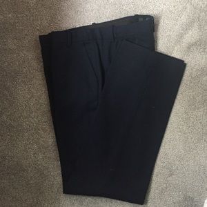 J. Crew navy blue wool trousers