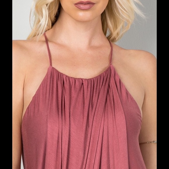 New tulip ruch hi lo low drape maxi dress trendy - Picture 4 of 4