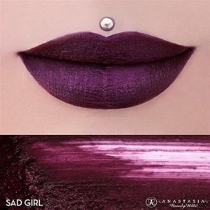 Sad girl lipstick
