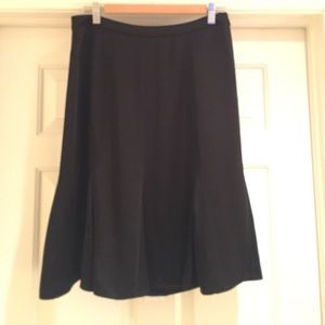 Holiday party ready! Black satin skirt