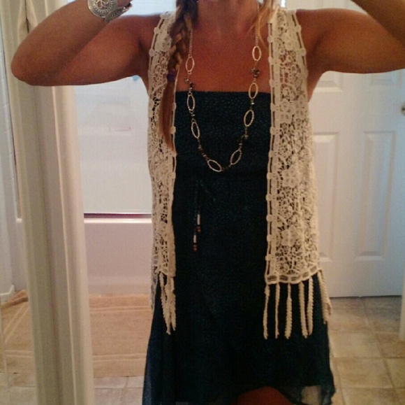 Adorable lace vest