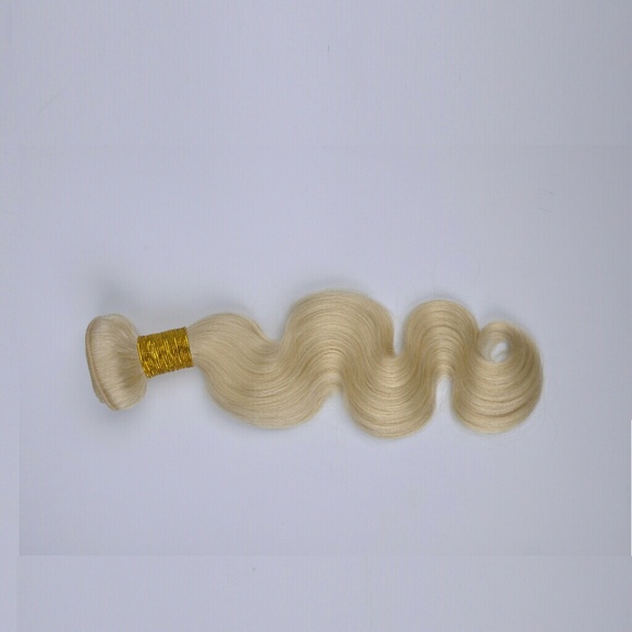 26,28,30 Blonde Brazilian Virgin Hair Color 613