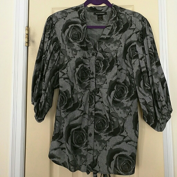 Ashley Stewart floral top