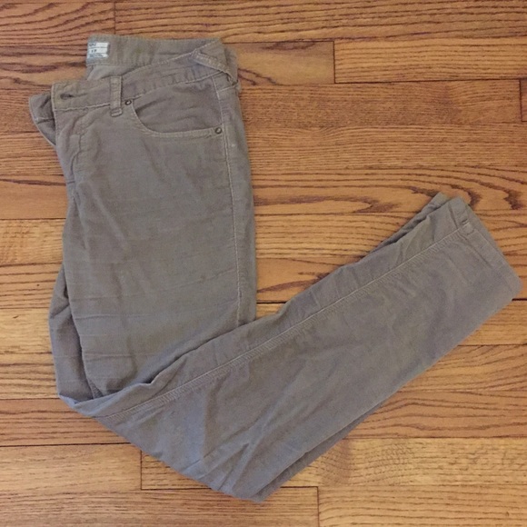 Free People Grey Corduroy Pants