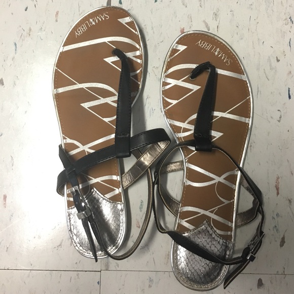 Black Sandals.