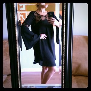NWOT Never worn, Boho Black Bell Sleeve w/ Cutout