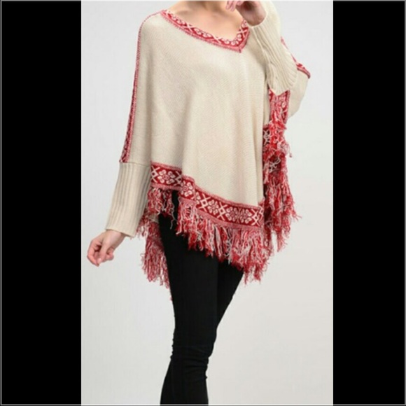 Moon Collection Sleeved Poncho Size Small - Picture 3 of 4