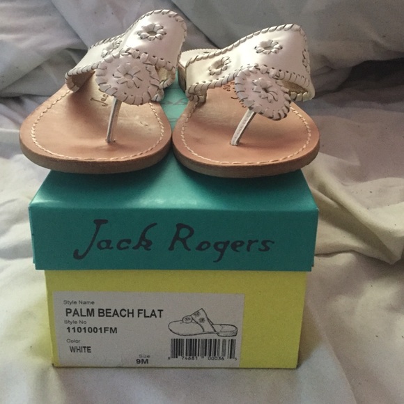 💎GORGEOUS *LIKE NEW* WHITE JACK ROGERS💎