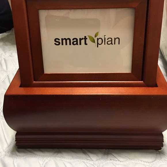 Wooden Urn with Pop Up Picture Frame (In Box)