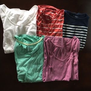 Liz Lange: 4 Shirts and 1 Tank Top