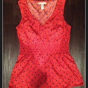 SOLD Banana Sleeveless Blouse