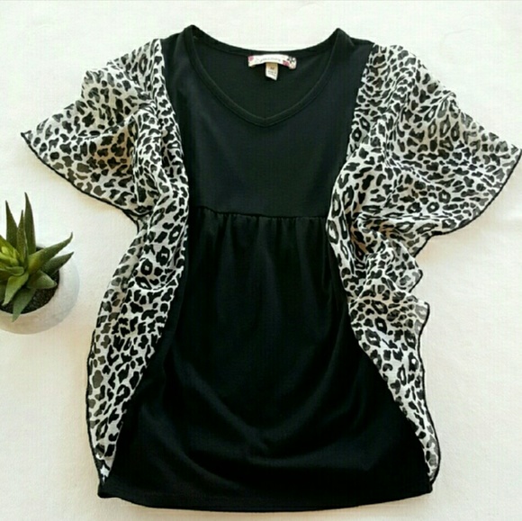 sᴘᴇᴇᴄʜʟᴇss | flutter wing top - Picture 4 of 4