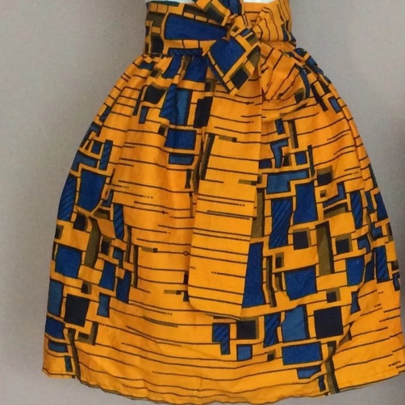 African Ankara Skirt Brand New!
