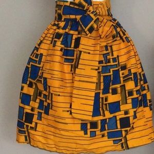 African Ankara Skirt Brand New!