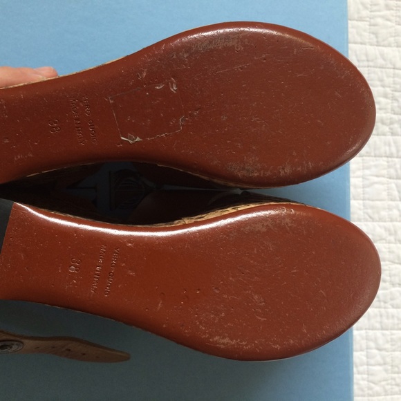 Lanvin 2012 leather wedge heels size 8 - Picture 2 of 3