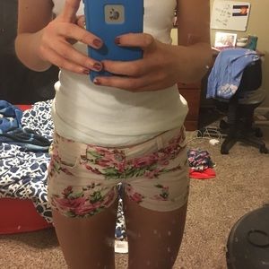 Floral shorts! Perfect for summer time