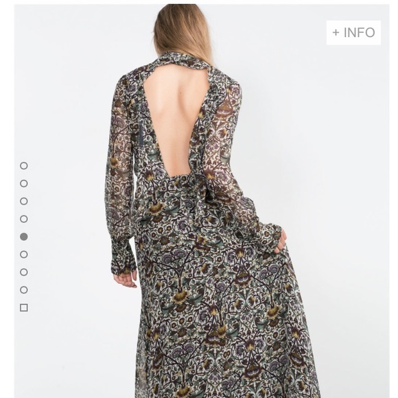 🚫SOLD🚫Zara New Printed Maxi Dress - Picture 3 of 4