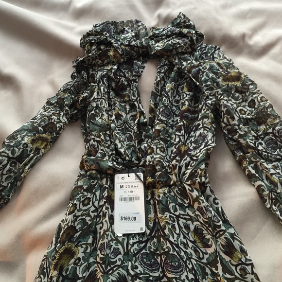 🚫SOLD🚫Zara New Printed Maxi Dress - Picture 4 of 4