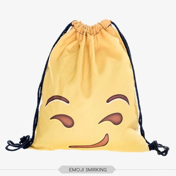 Smirking emoji bag, - Picture 1 of 3