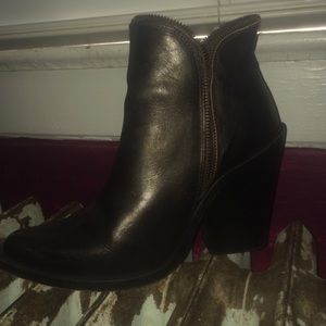 Brown leather Jeffery Campbell