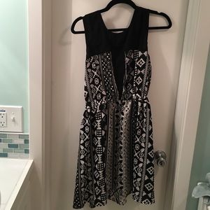 Aztec print dress.