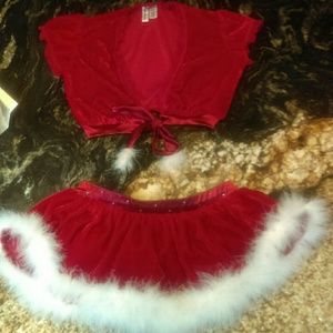 💲2⃣0⃣ 🎅 2PC SEXY RED X-MAS 🎄SANTA OUTFIT