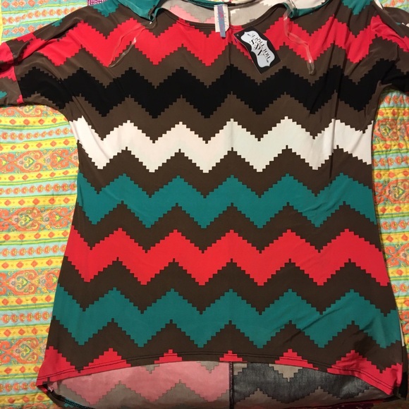 Chevron boutique top