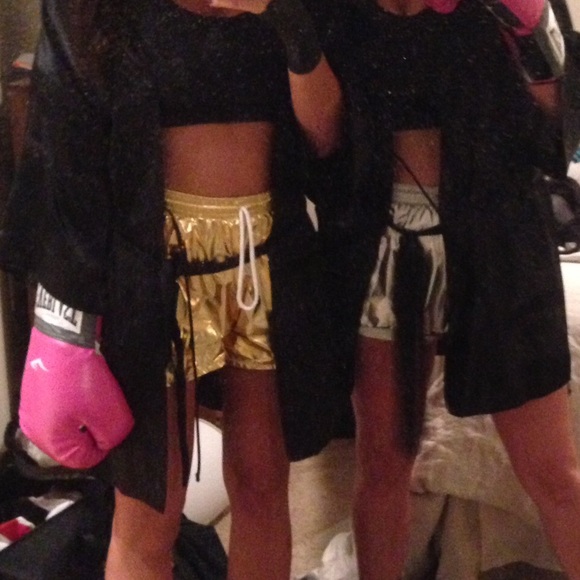 American Apparel Gold Shorts