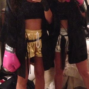 American Apparel Gold Shorts