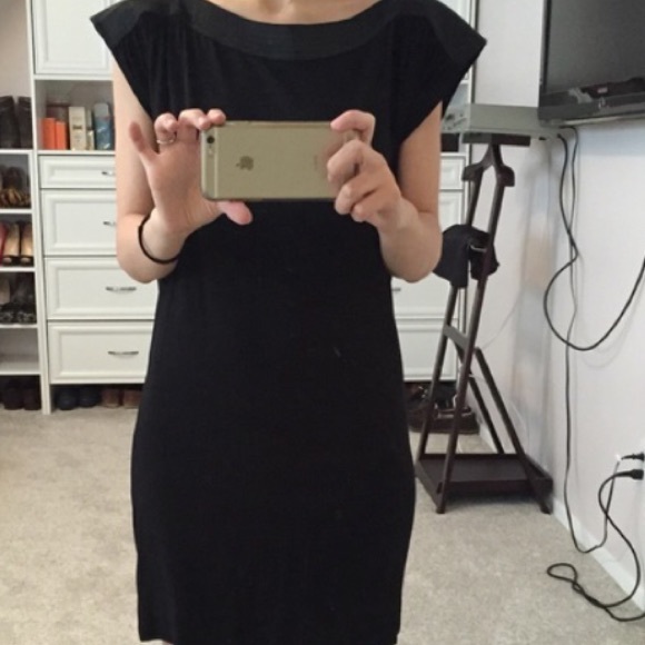 Black mini dress