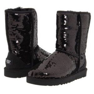 Black Sparkle UGG Boots