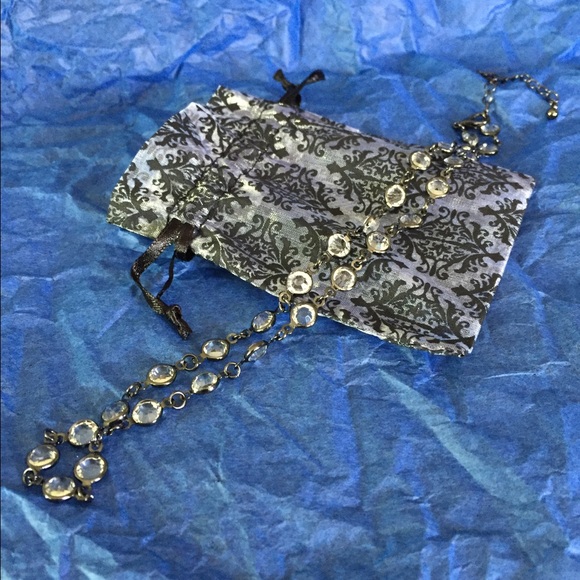 Clear diamond necklace - Picture 2 of 3