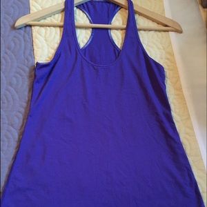Lululemon purple tank top.