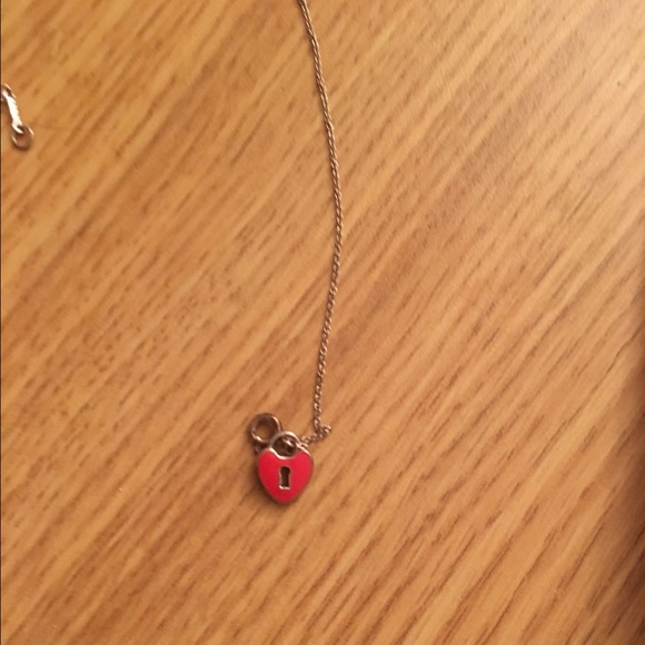 Tiffany & Co. Red heart necklace