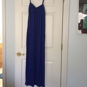 Royal blue maxi dress