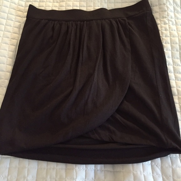 Cotton Black Skirt