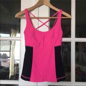 🚫SOLD🚫 Lululemon Pink Cross Back Tank