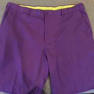 Reduced Price! Men's Nice purple golf shorts 42