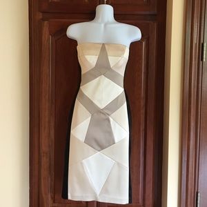 🎉TOP TREND HP 🎉Color-block cocktail dress