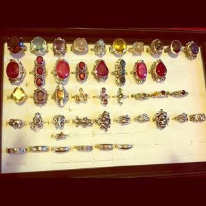 925 pure silver rings- all set for $750