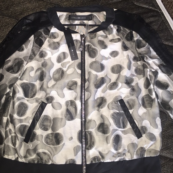 Stella & Jamie Zip Up Mesh Jacket