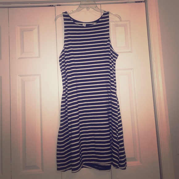 Black and White Striped Dress