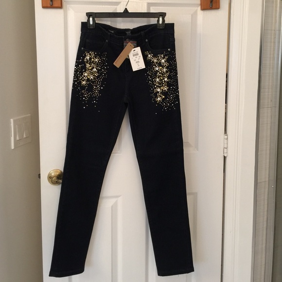 Size 6 Jeans from Cache never used studded front