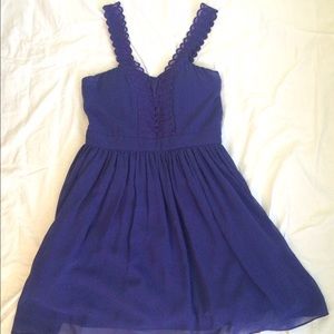 Lulu's Purple Flare Dress