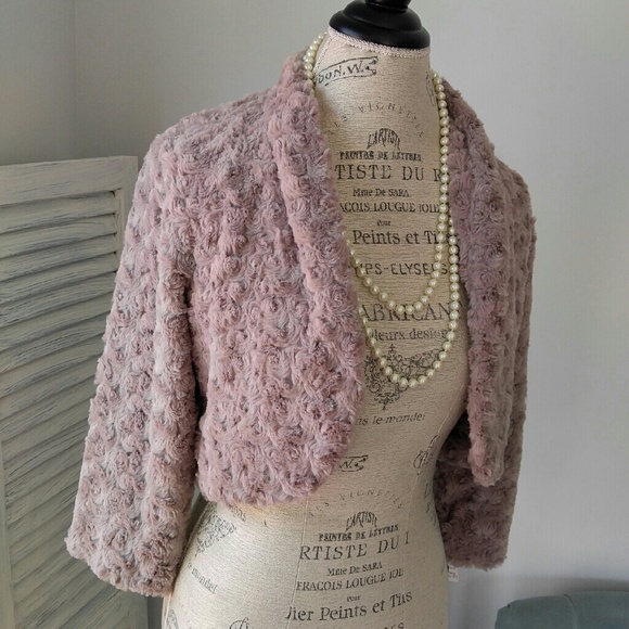 Faux Fur Shrug
