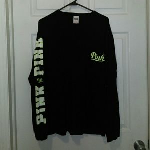 PINK Oversize Campus Tee Size Large